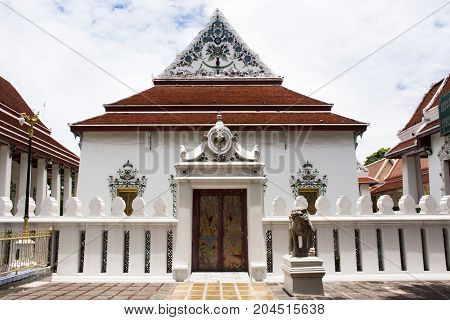Wat Phaichayon Phon Sep Ratchaworawihan Temple In Samut Prakan, Thailand
