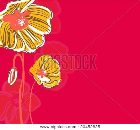 Flores brilhantes