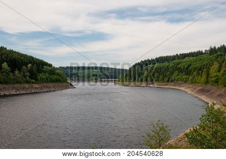 Okerstausee Reservoir In Germany