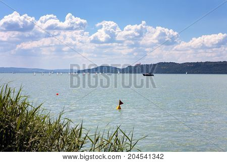 The Lake Balaton In Hungary. Very Buytifully