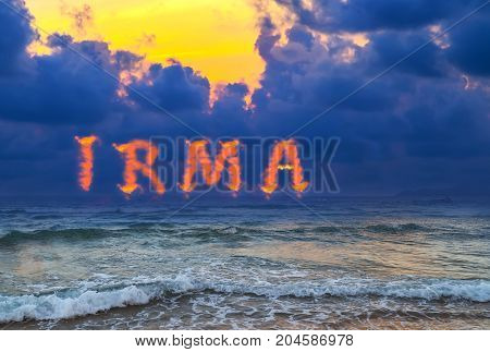 Storm Clouds Irma Florida Miami