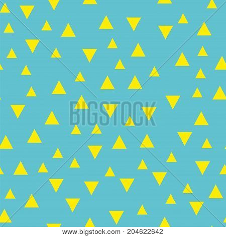 Vector seamless pattern with triangles. Modern stylish texture. Repeating geometric tiles. Hipster simple design with geometric shapes