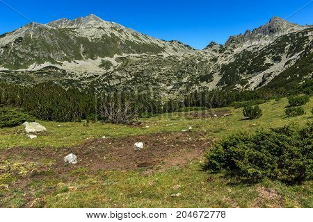 Amazing Landscape with Polezhan and Dzhangal peaks, Pirin Mountain, Bulgaria