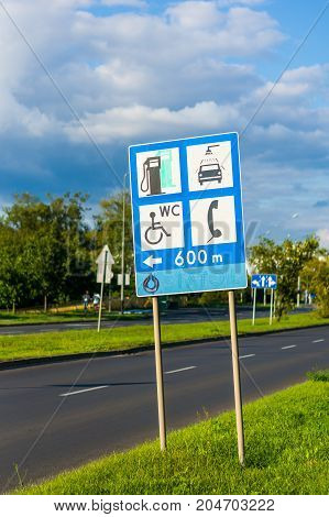 Information Traffic Sign