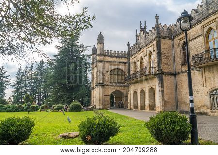 Dadiani Palace Located Inside A Park In Zugdidi, Georgia