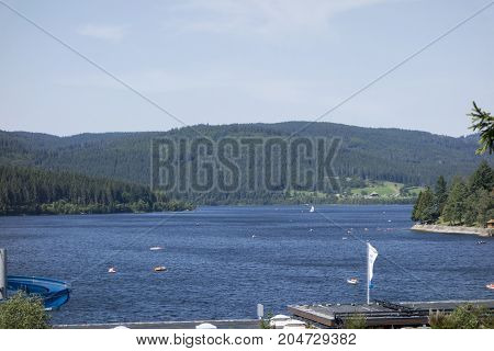 The Schluchsee Lake In The German Black Forest