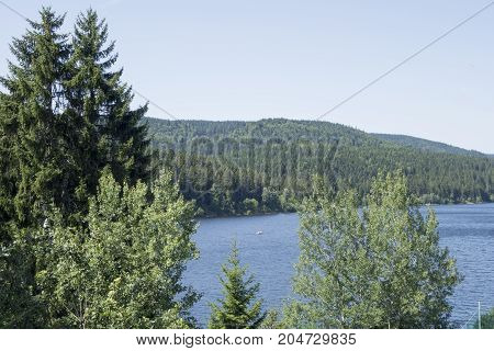 The Schluchsee Lake In The German Black Forest