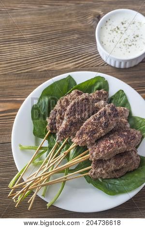 Beef Cabobs With Tzatziki Sauce