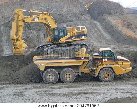 Heavy Machinery At Work