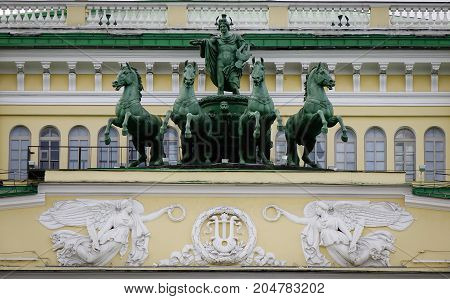 Nevsky Prospect In St. Petersburg, Russia