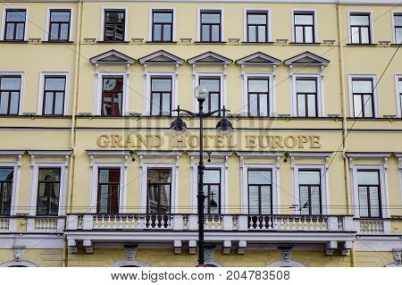 Nevsky Prospect In St. Petersburg, Russia