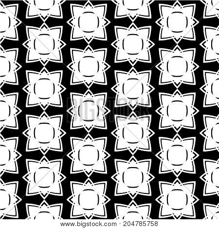 vector seamleass black and white pattern background