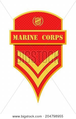 Military Ranks And Insignia. Stripes And Chevrons Of Army