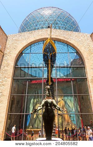 Details From The Interior Of The Famous Museum And Theatre Of Salvador Dali