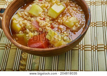 Bulgurl Kabak Yemegi