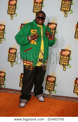 LOS ANGELES - MAR 29:  Sean Kingston arriving at the 2008 Nickelodeon's Kids' Choice Awards at UCLA Pauley Pavilion on March 29, 2008 in Westwood, CA