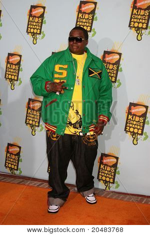 LOS ANGELES - MAR 29:  Sean Kingston arriving at the 2008 Nickelodeon's Kids' Choice Awards at UCLA Pauley Pavilion on March 29, 2008 in Westwood, CA
