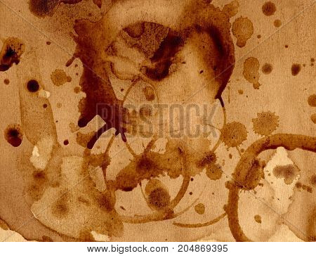 Coffee Stain Background Textures