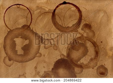 Coffee Stain Background Textures