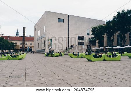 Vienna, Austria  July 2017: Leopold Museum  In The Museumquartier, Vienna, Austria.