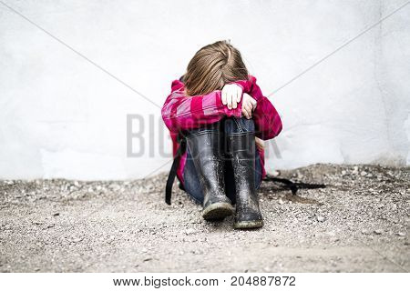 A Portrait of a Young Kid at school