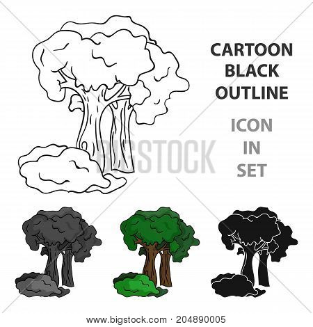 Paintball playing field icon in cartoon design isolated on white background. Paintball symbol stock vector illustration.