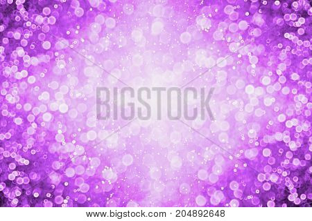 Abstract purple glitter sparkle confetti background for happy birthday party invite, Spooky kid Halloween magic trick or treat pattern, mardi gras sale, girly princess poster, woman dance flyer or Christmas ad