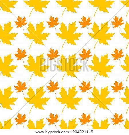 Seamless pattern with leaves. Background for your design.Vector illustration.