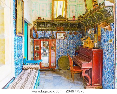 The Chambers Of Dar Essid Mansion In Sousse
