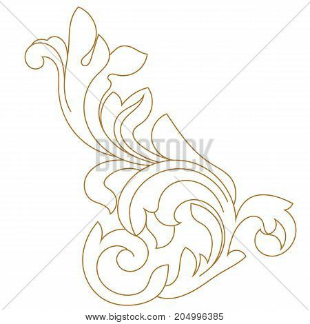Vintage ornament, baroque ornament, scroll ornament, engraving ornament, border ornament, floral ornament, retro pattern, antique pattern, style acanthus pattern, foliage pattern, swirl pattern decorative pattern, filigree pattern. vector