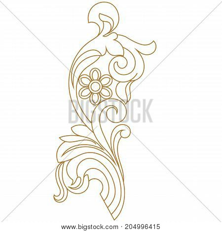 Vintage ornament, baroque ornament, scroll ornament, engraving ornament, border ornament, floral ornament, retro pattern, antique pattern, style acanthus pattern, foliage pattern, swirl pattern decorative pattern, filigree pattern. vector