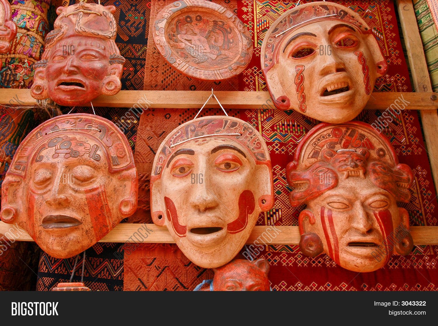 Mayan Clay Masks Image & Photo (Free Trial) Bigstock