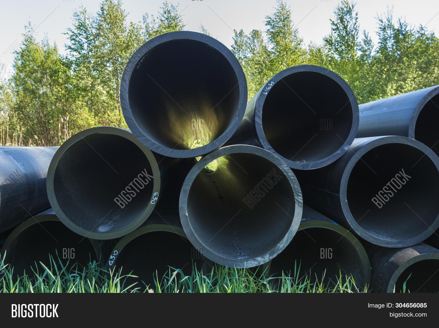 Hdpe Pipe Water Supply Image & Photo (Free Trial) Bigstock