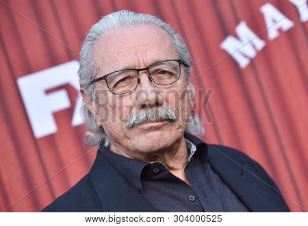 LOS ANGELES - MAY 29:  Edward James Olmos arrives for the FX 'Mayans' FYC Event on May 29, 2019 in Hollywood, CA