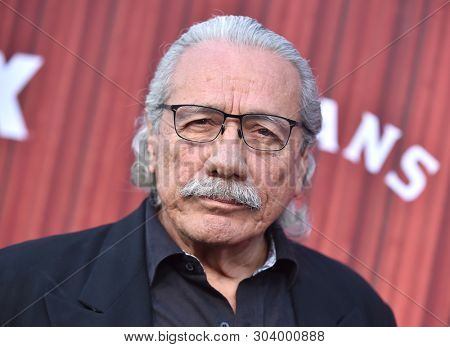 LOS ANGELES - MAY 29:  Edward James Olmos arrives for the FX 'Mayans' FYC Event on May 29, 2019 in Hollywood, CA                