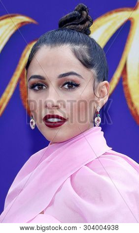 Naomi Scott at the Los Angeles premiere of 'Aladdin' held at the El Capitan Theatre in Hollywood, USA on May 21, 2019.