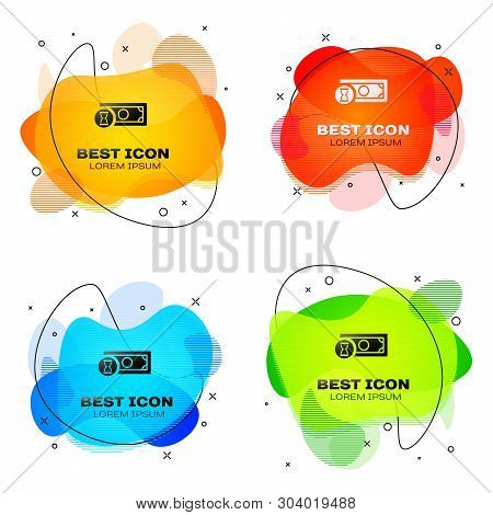Black Fast Payments Icon Isolated. Fast Money Transfer Payment. Financial Services, Fast Loan, Time 