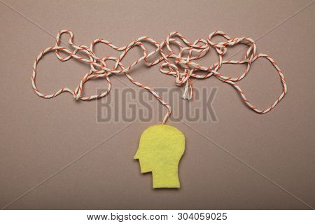 Brain Adhd, Anxiety And Chaos. Clutter Depression.