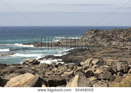 seelandschaft in lanzarote