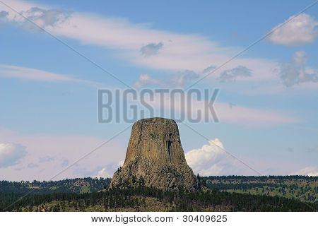 Devil's Tower landskab