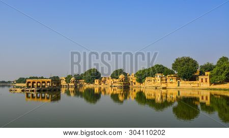 Gadsisar Lake In Jaisalmer, India