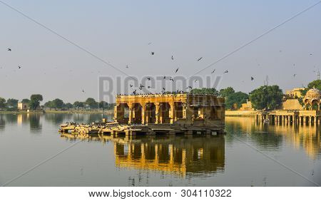 Gadsisar Lake In Jaisalmer, India