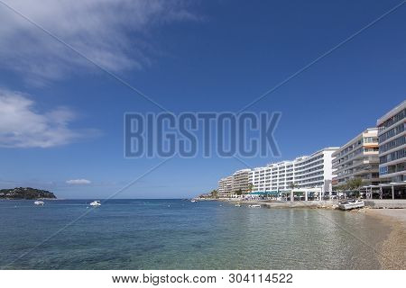 Seaside Hotels Apartment Buildings Sea Santa Ponsa Mallorca