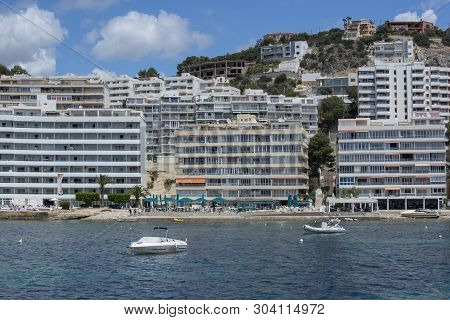 Seaside Hotels Apartment Buildings Sea Santa Ponsa Mallorca