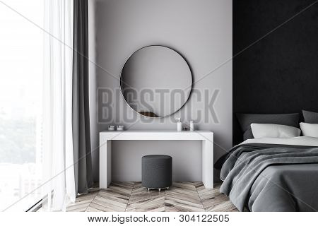 Makeup Table In Modern Bedroom