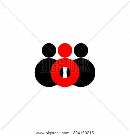 Group People Team Symbol Leader Logo Vector