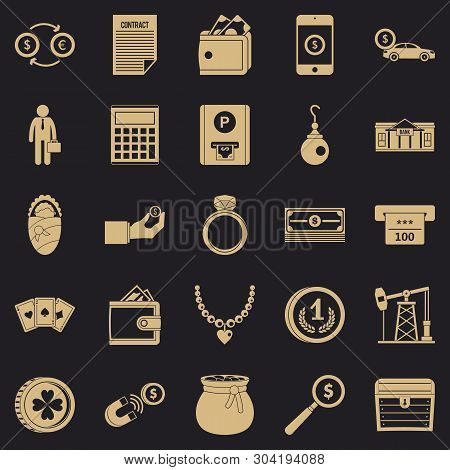 Holding Icons Set. Simple Set Of 25 Holding Vector Icons For Web For Any Design