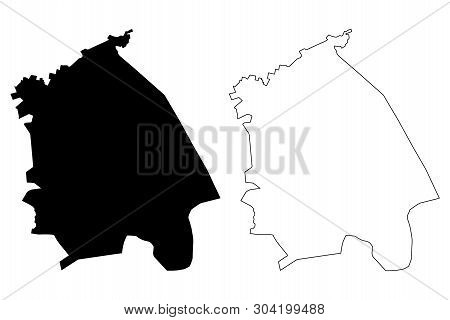 Pavlodar Region (republic Of Kazakhstan, Regions Of Kazakhstan) Map Vector Illustration, Scribble Sk