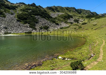 Amazing Landscape With Prevalski Lakes Near Mozgovishka Pass, Pirin Mountain, Bulgaria