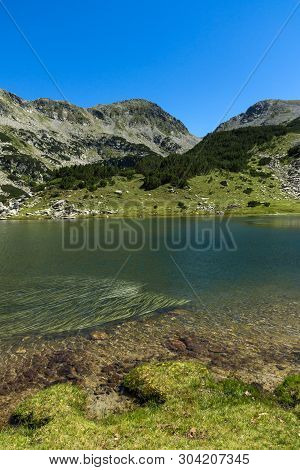 Amazing Landscape With Prevalski Lakes Near Mozgovishka Pass, Pirin Mountain, Bulgaria